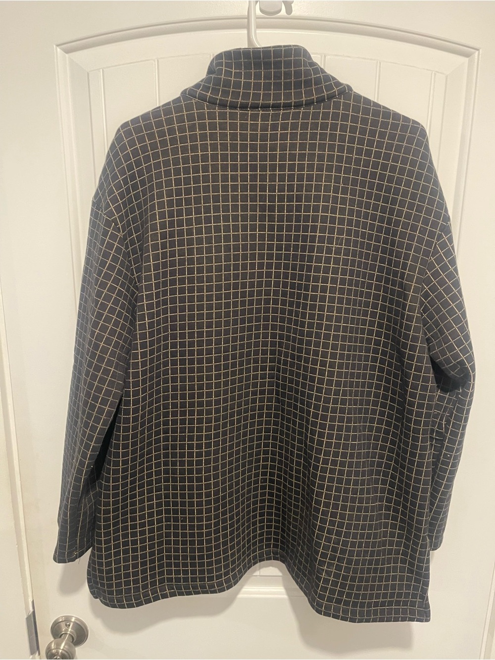 Ruby Rd Quilted Windowpane Barn Jacket Women’s L - Picture 7 of 7